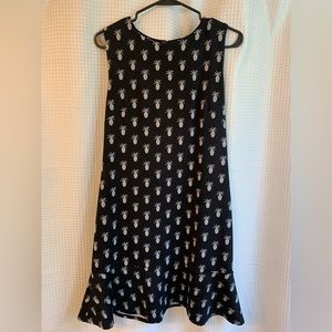 Margaret M Black and White Pineapple Dress (Size S)